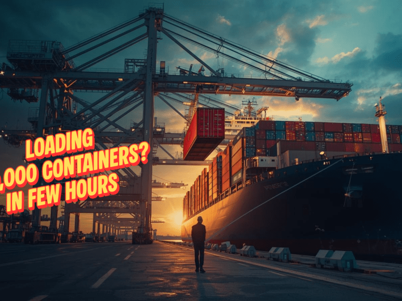 The Hidden World of Mega-Ports: How 10,000 Containers Are Loaded in&nbsp;Hours